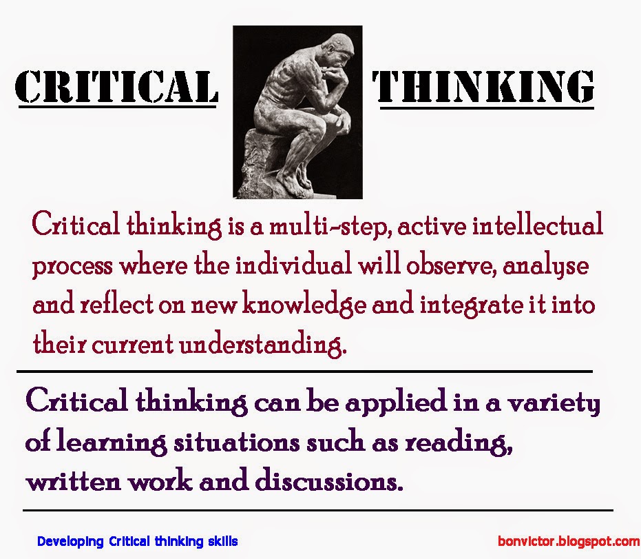 [PDF]LEARNING TO LEARN Developing critical thinking skills